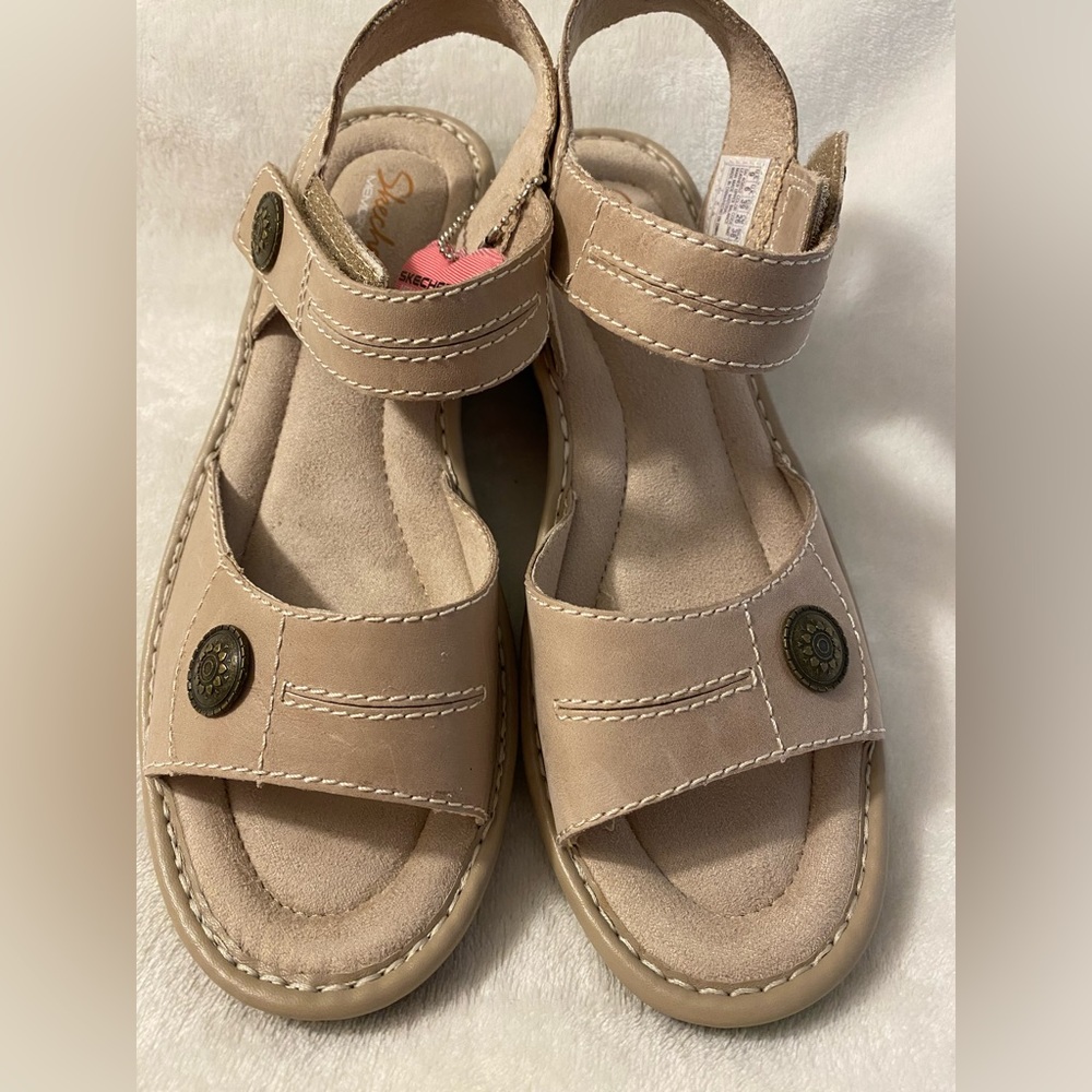 Skechers Memory Foam Wedge Sandals